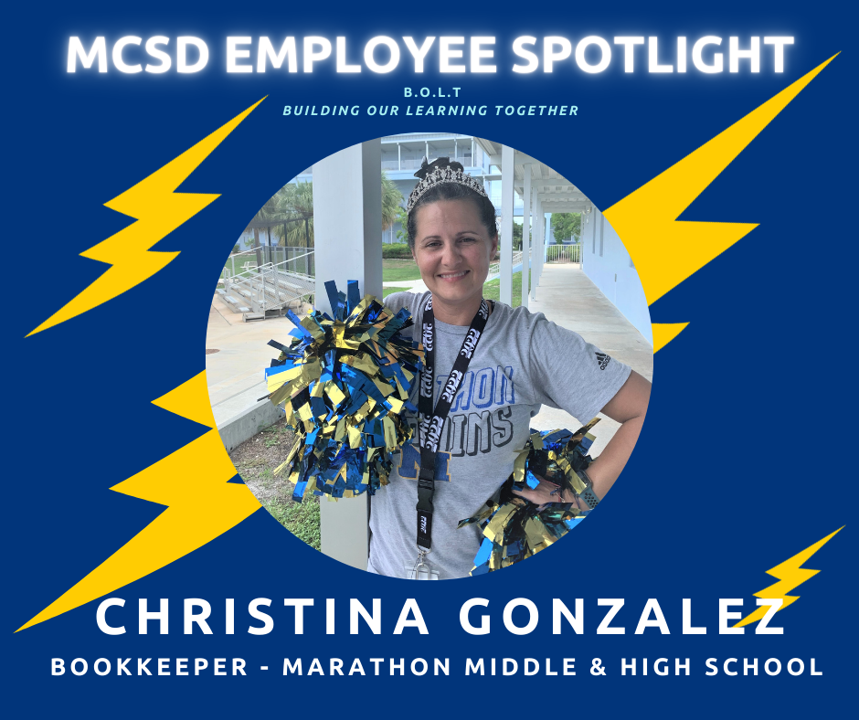 Employee Spotlight: Christina Gonzalez, Bookkeeper, Marathon Middle and High School